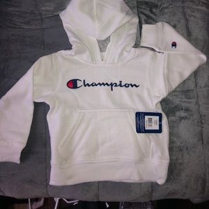 Boys white Champion Sweater